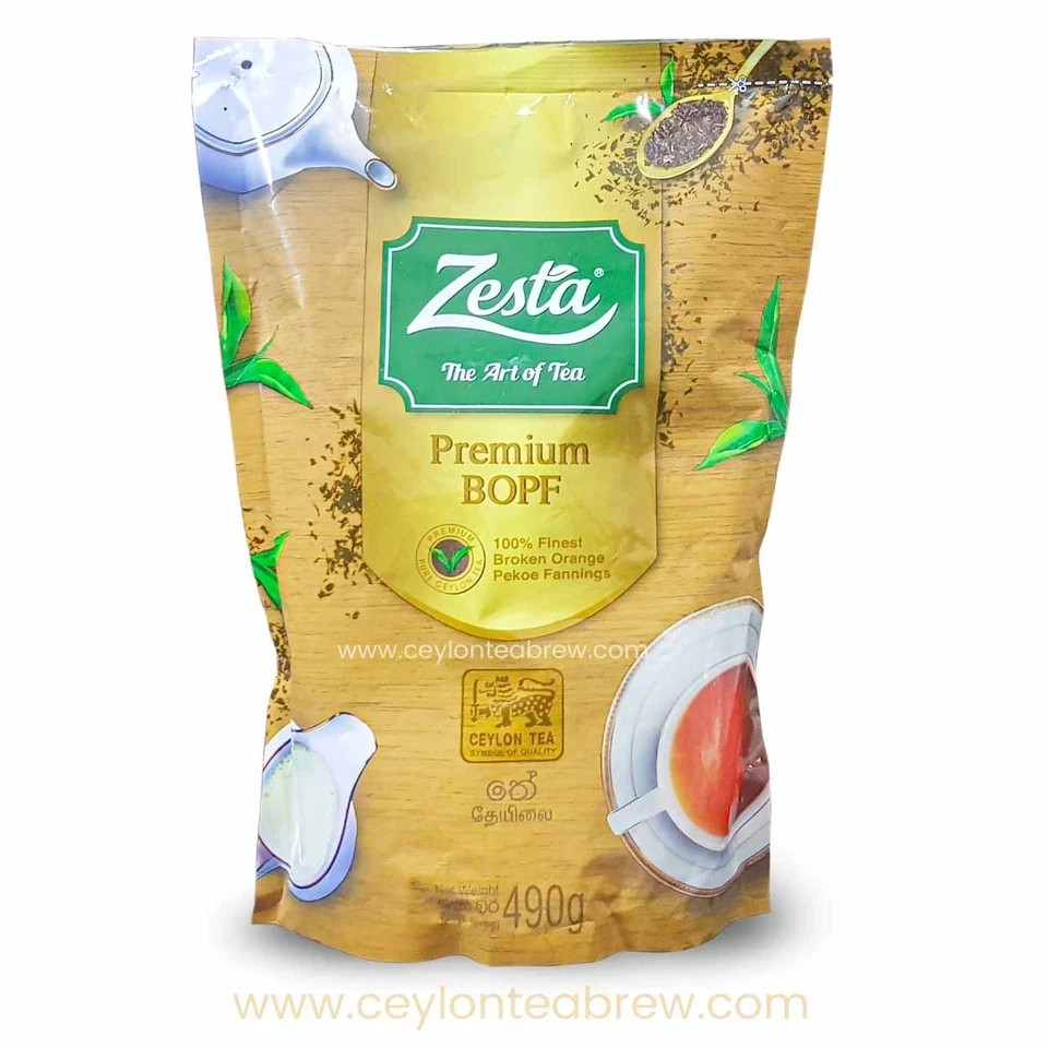 Zesta Ceylon pure Black tea Organic Tea Bags Premium BOPF Healthy slimming tea