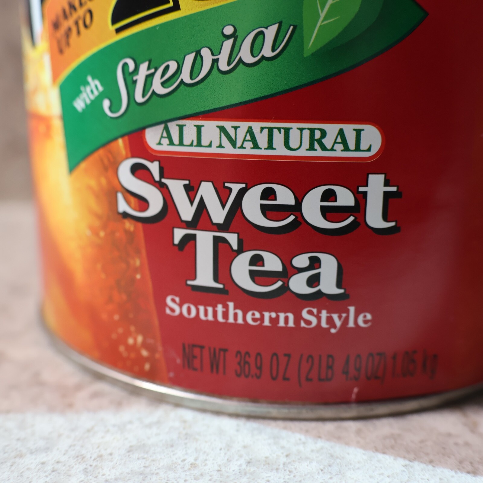 4C Drink Mix, Iced Tea, 36.9 Oz, All Natural Sweet Tea 1 Count – 28 quarts