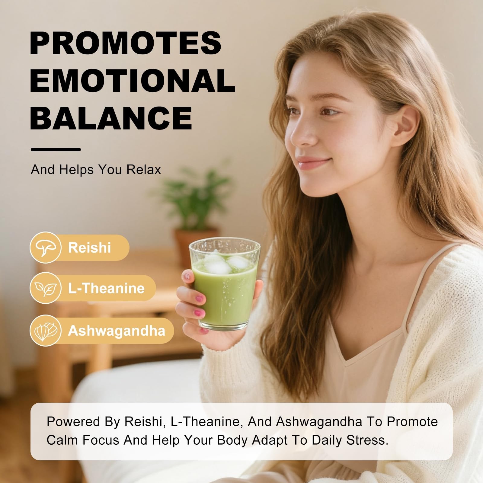 Mushroom Matcha, with 6 Adaptogenic Mushrooms and Ceremonial-Grade Matcha for…