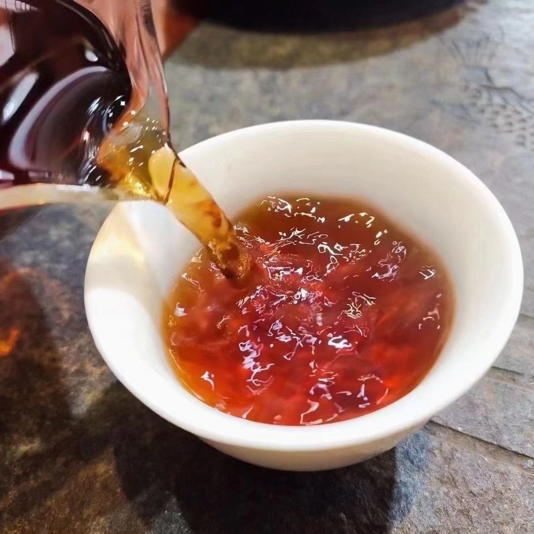 1988 Yunnan Aged Pu-erh Tea Loose Leaf Panda Pu’er Ripe Puerh Cooked Tea 300g