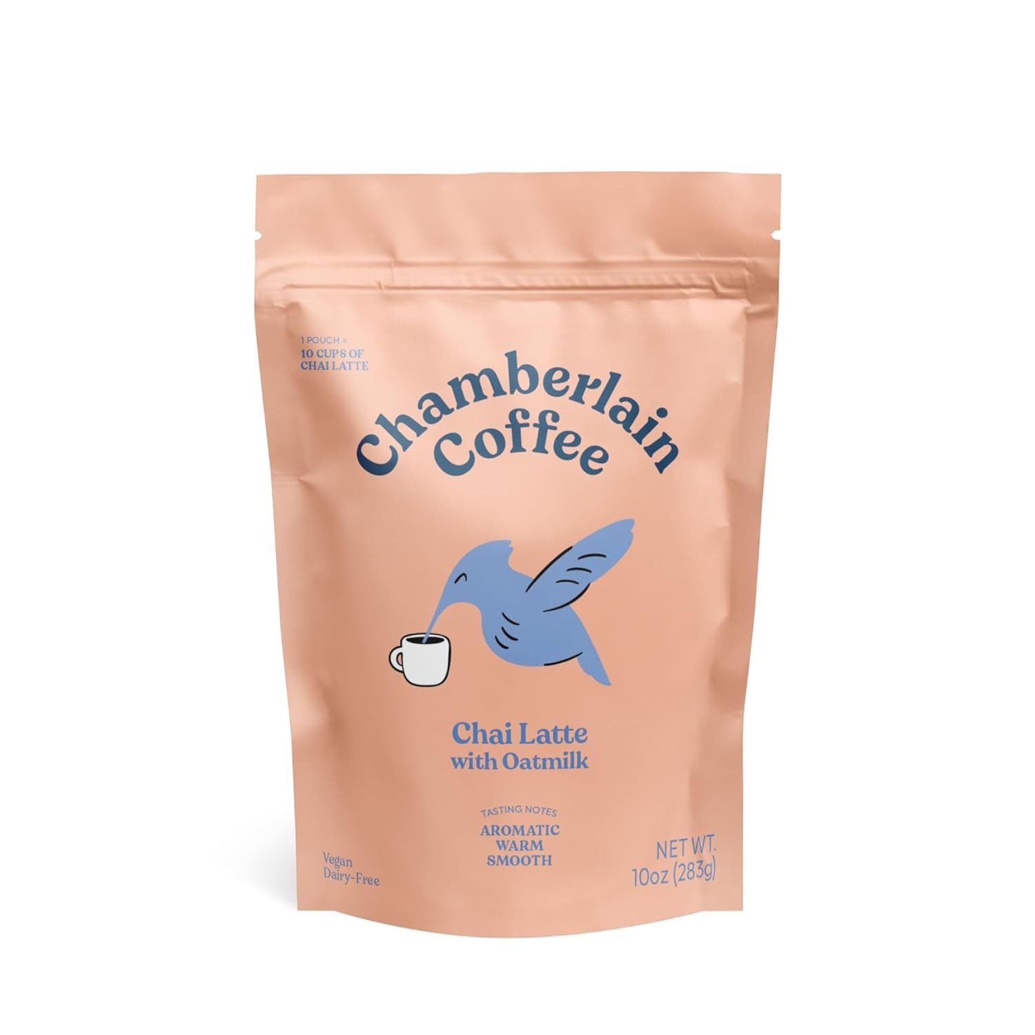 Chamberlain Coffee Chai Latte with Oatmilk 10oz, 2 Pack, Vegan, Smooth
