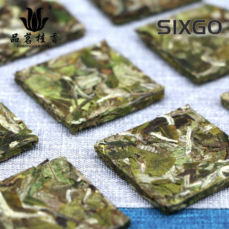 Premium Organic Fuding Bai Mu Dan Flake White Peony Pai Mu Tan White Tea 20 Pcs