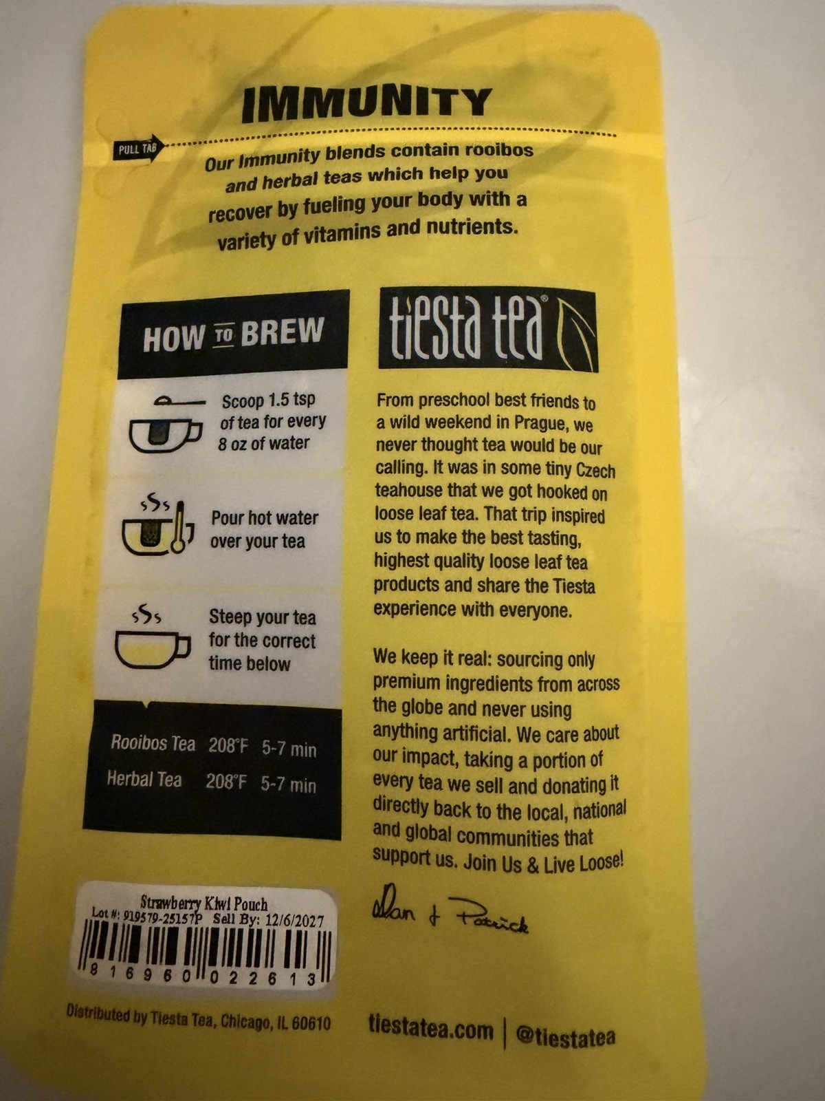 Tiesta Tea Thirteen 2.5 oz Bags (Brews 20-25 cups) Assorted Flavors