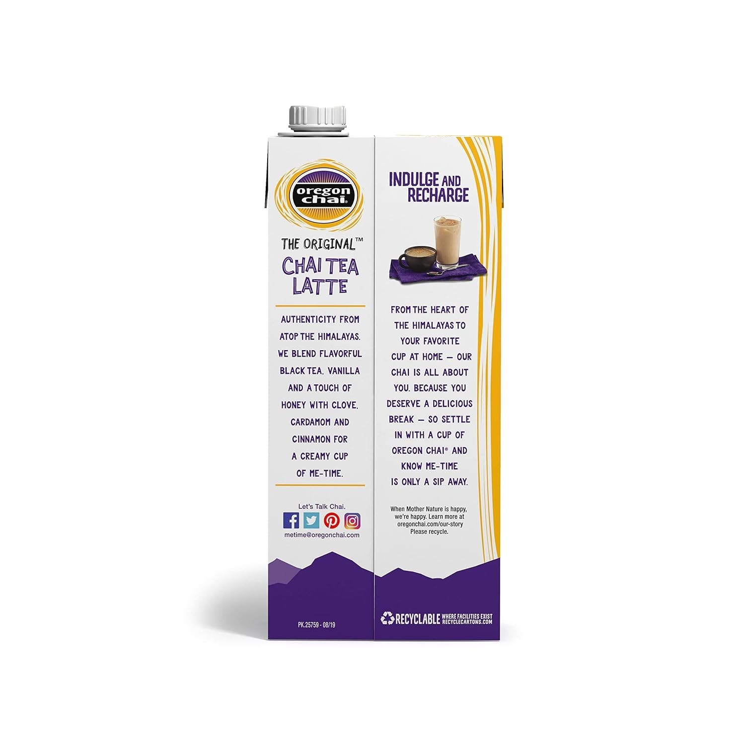 Instant Culinary Delight: 32 Fl Oz Chai Concentrate for Lattes