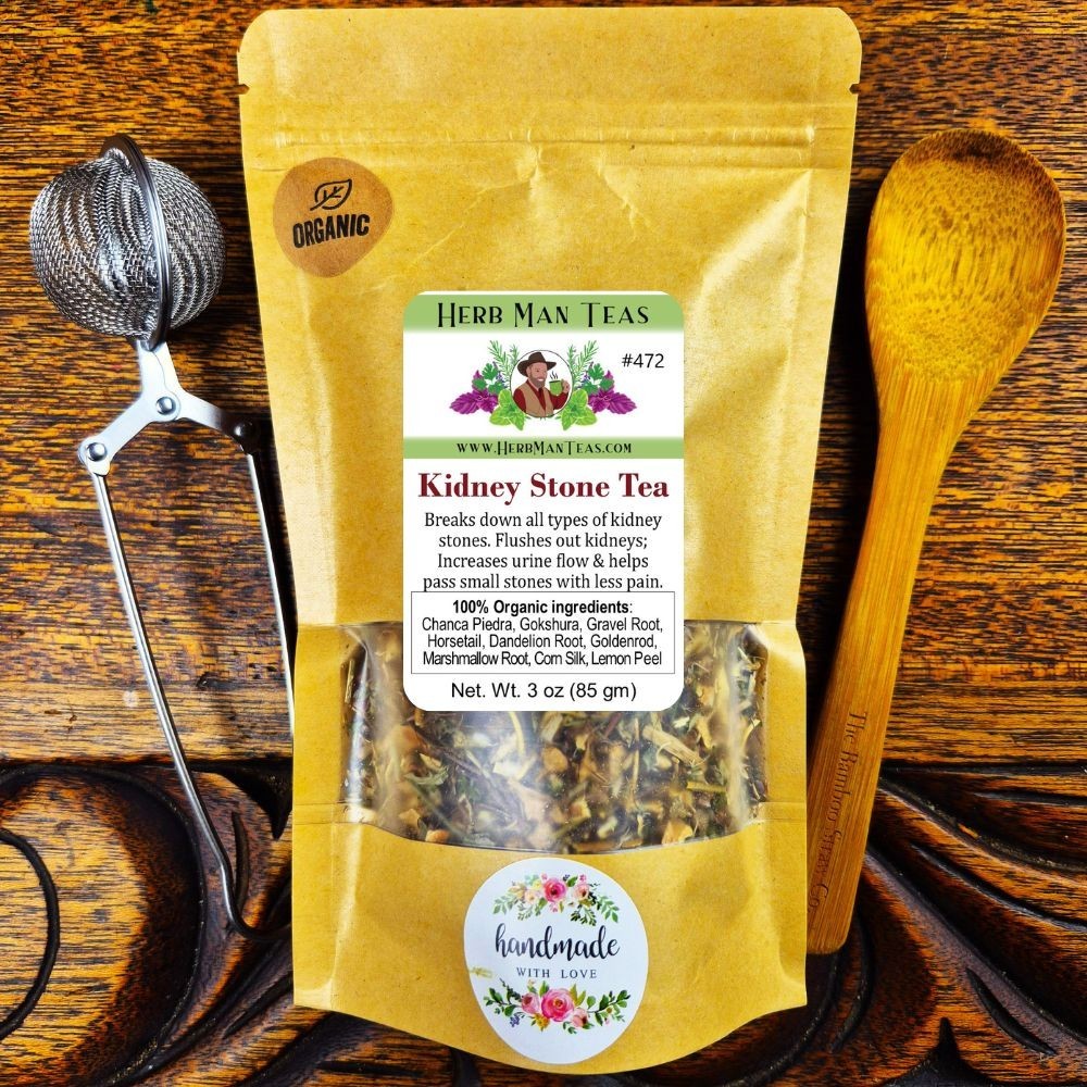 KIDNEY STONE TEA – designed to slowly dissolve kidney stones& improve urine flow