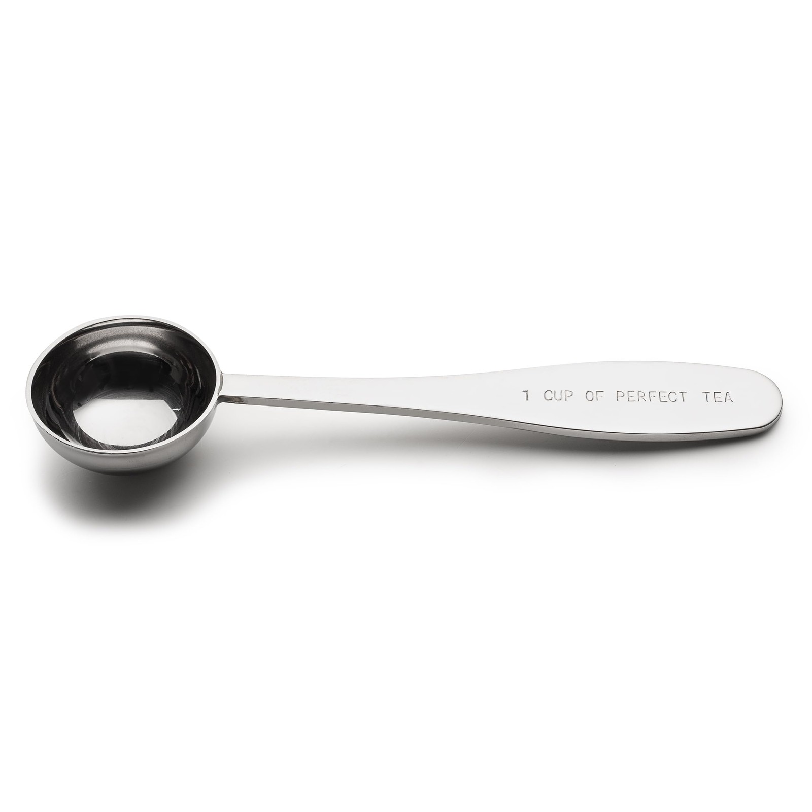 Loose Leaf Tea Spoon Measure | One Cup of Perfect | 5x 1x 1, Silver