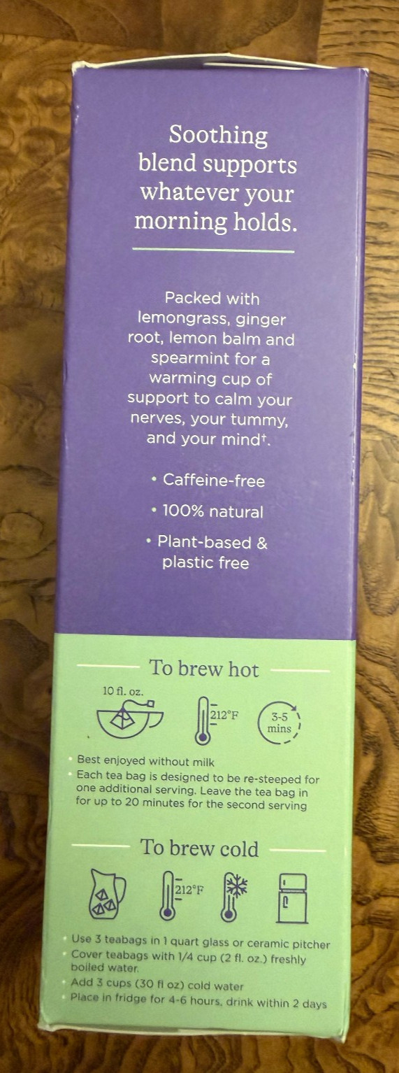 Lansinoh Morning Rescue Pregnancy Tea – 14 Whole Leaf Teabags