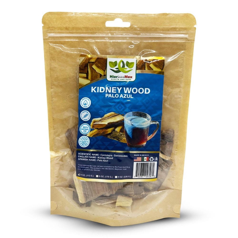 Kidney Wood Herbal Tea 4 oz.-113g Palo Azul Te Herbal, Natural Mexican Herb