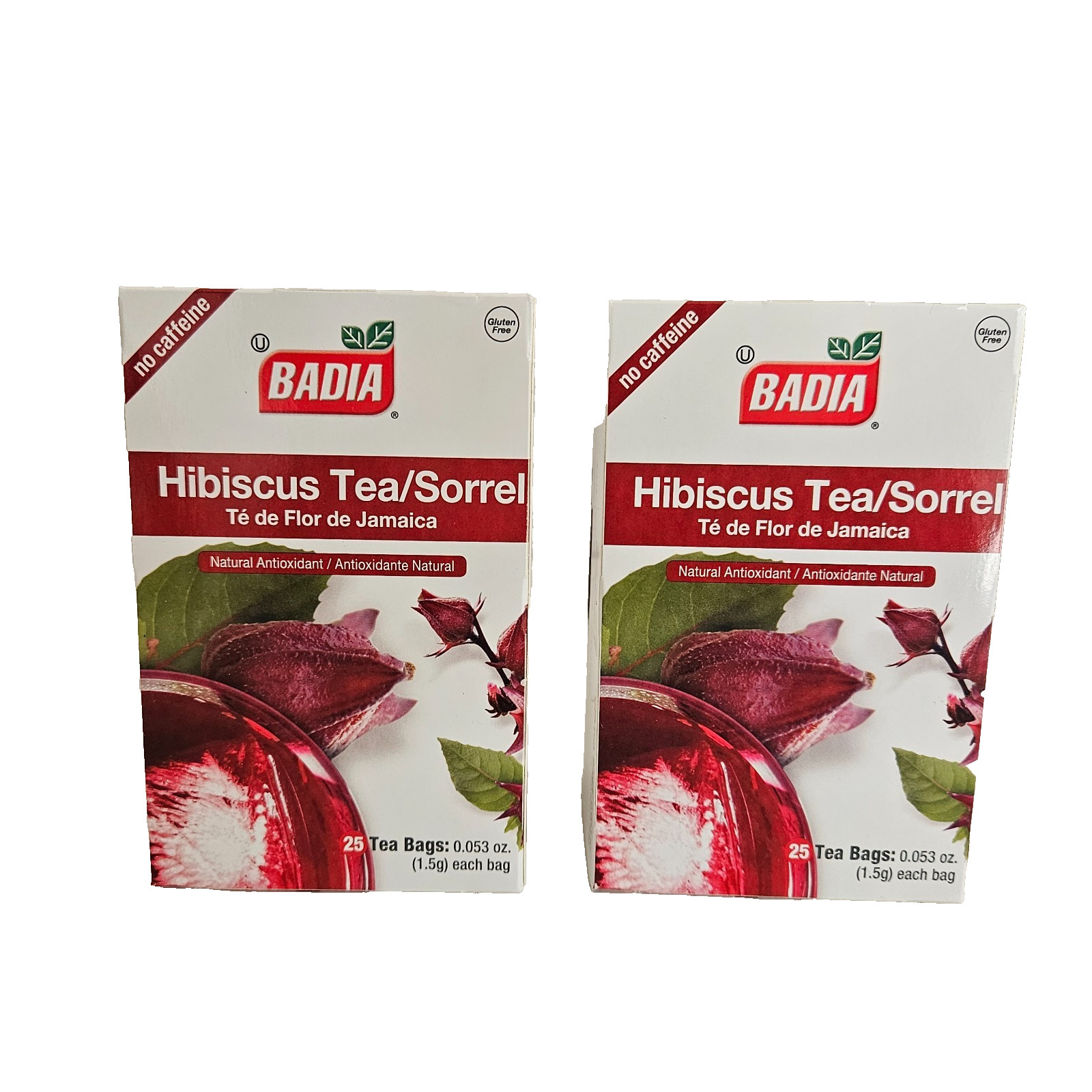 Badia Hibiscus Tea Sorrell 50 Bags Antioxidant No Caffeine BB 10/2027