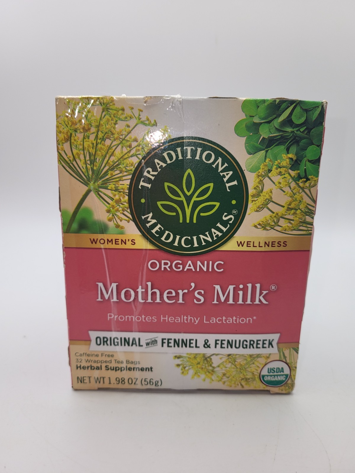 Traditional Medicinals Organic Mothers Milk Herbal Tea 32 Count Bags 05/2027