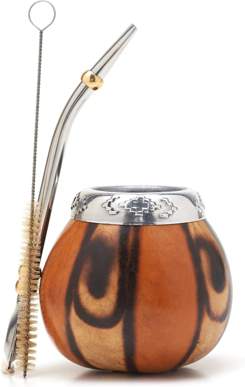 Handmade Yerba Mate Gourd Set – Authentic Argentina Mate Cup