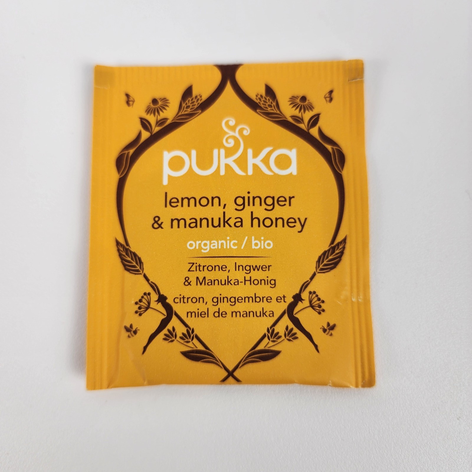 Pukka Lemon, Ginger & Manuka Honey Herbal Tea 20ct (4 Pack) Organic 80 Bags