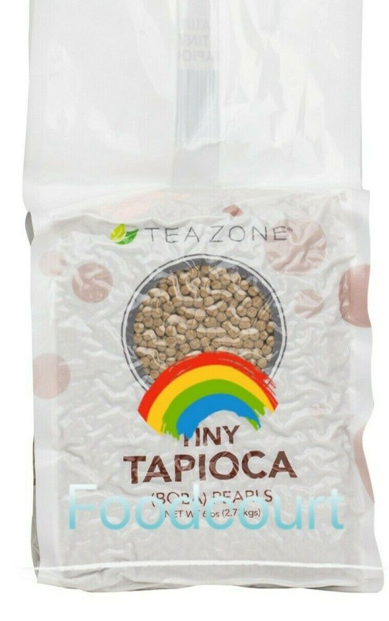 Tea Zone Tiny Tapioca Pearl Black Boba Taiwan 6 lb