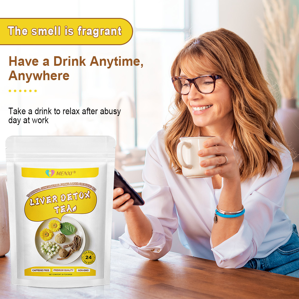 24 Bags Liver Cleanse Detox Support Liver Detox Tea Herbal Kidney and Pancrea US