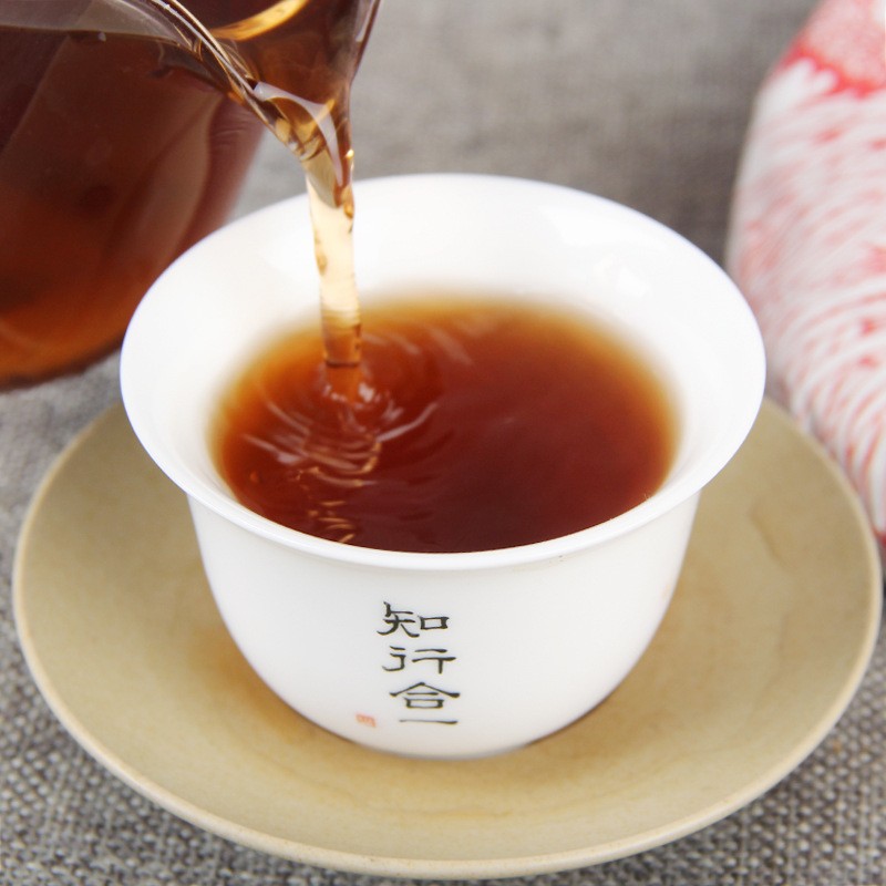 357g Premium Pu’er Dark Tea 2020 Classic Ripe Tea Cake Menghai Ancient Tree Tea