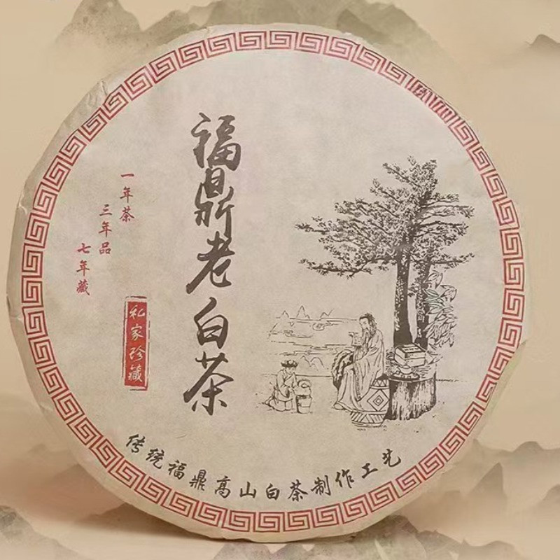 350g Authentic Fuding High Mountain Old White Tea 2014 Shoumei White Tea Cake