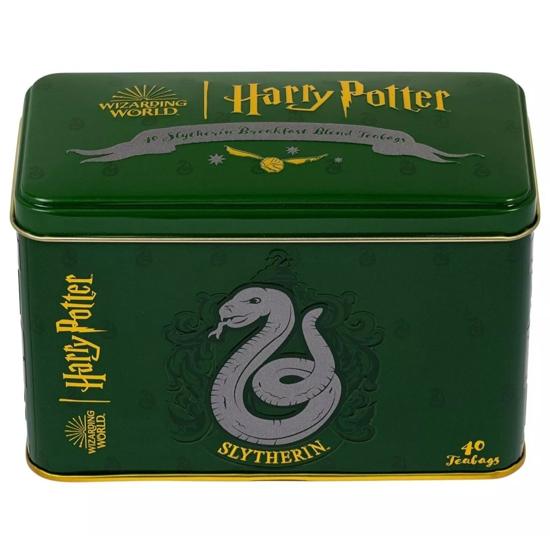 Harry Potter Slytherin Tin, 40 English Breakfast Blend Tea Bags – BRAND NEW!!!