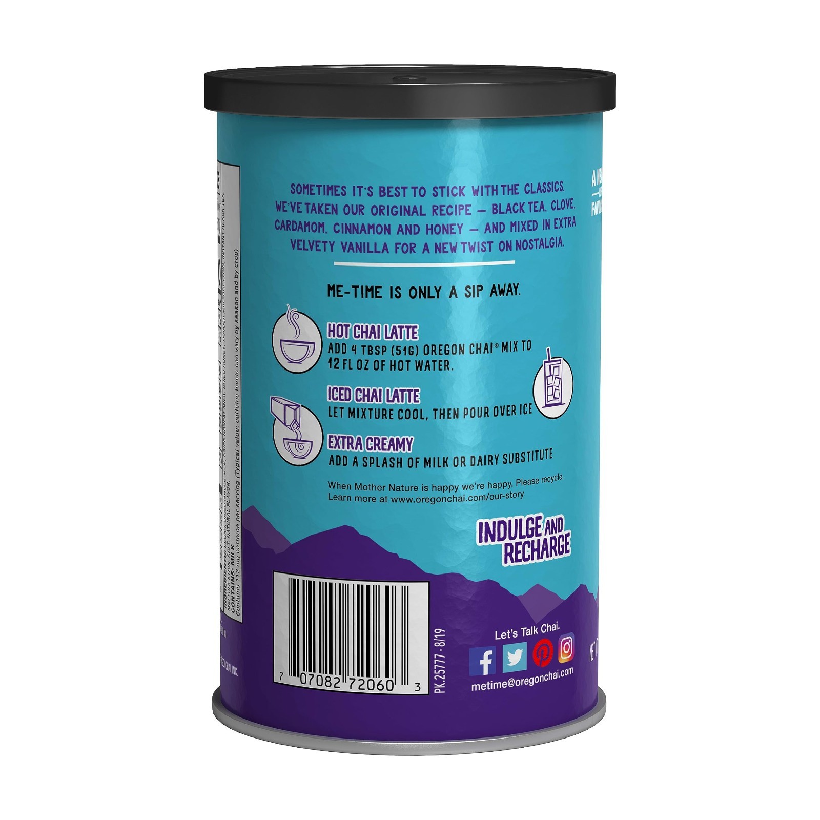 Vanilla Chai Tea Latte Mix – 10 oz (Pack of 2) – Creamy, Spiced Beverage Mix