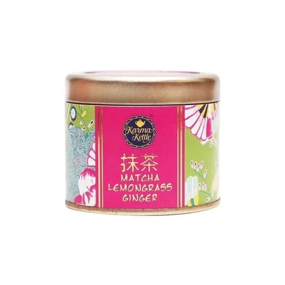Karma Kettle Matcha Lemongrass Ginger Green Tea 50g Free Shipping World Wide