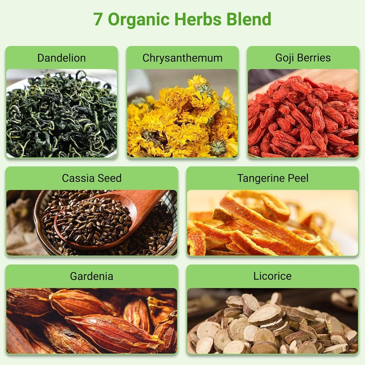 Dandelion Wolfberry Herbal Tea – 7 Natural Ingredients for Kidney & Liver Health