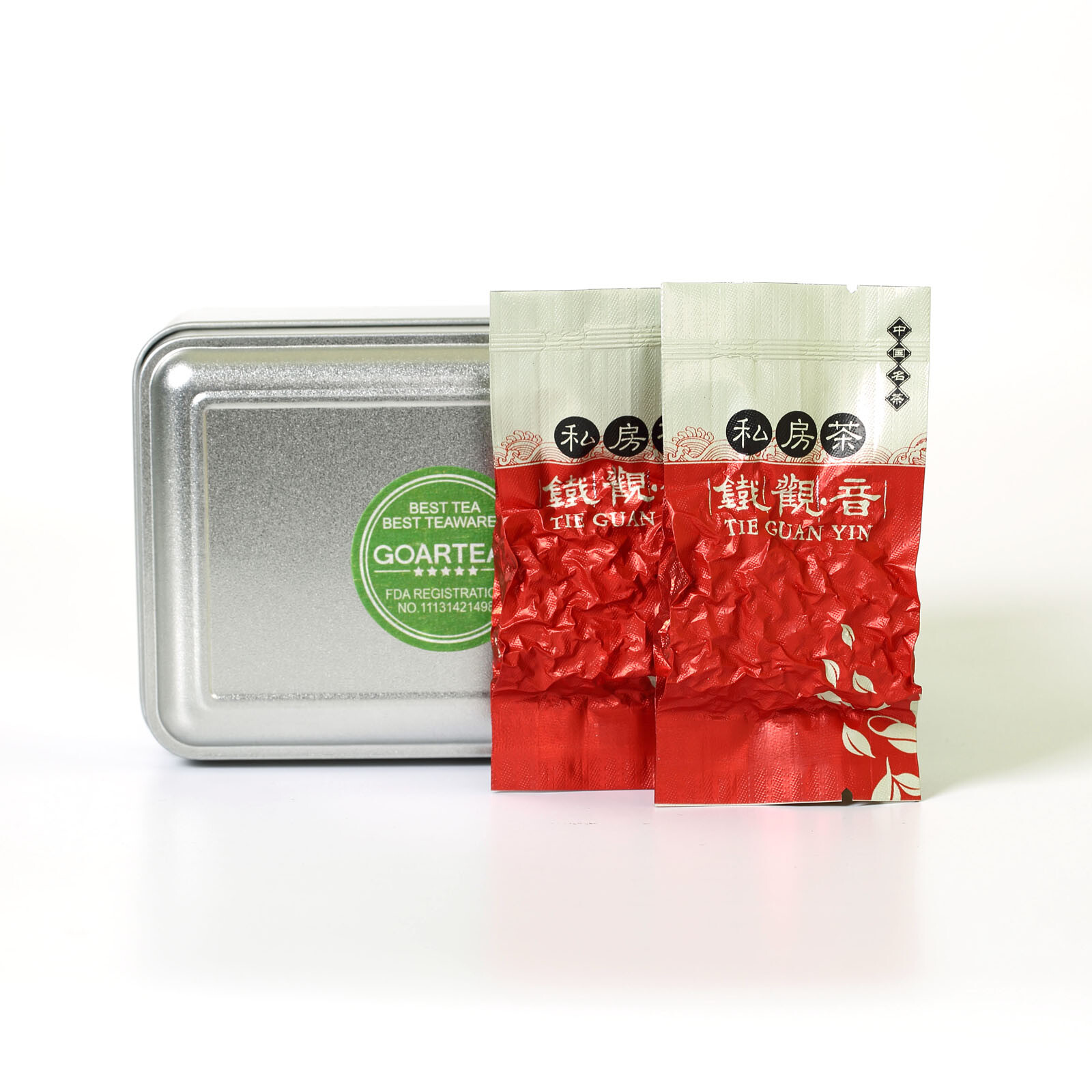 GOARTEA 10Pcs*8g Top Tie Guan Yin Oolong Tea Fujian Anxi High Mount Iron Goddess