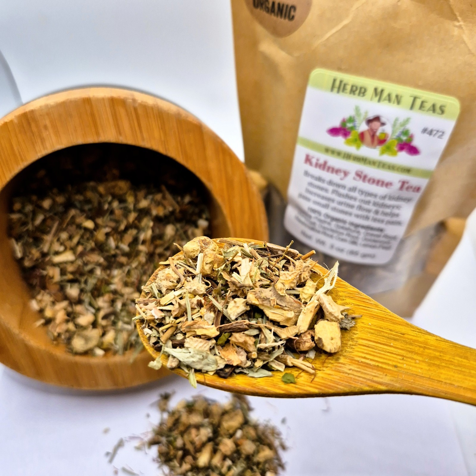 KIDNEY STONE TEA – designed to slowly dissolve kidney stones& improve urine flow