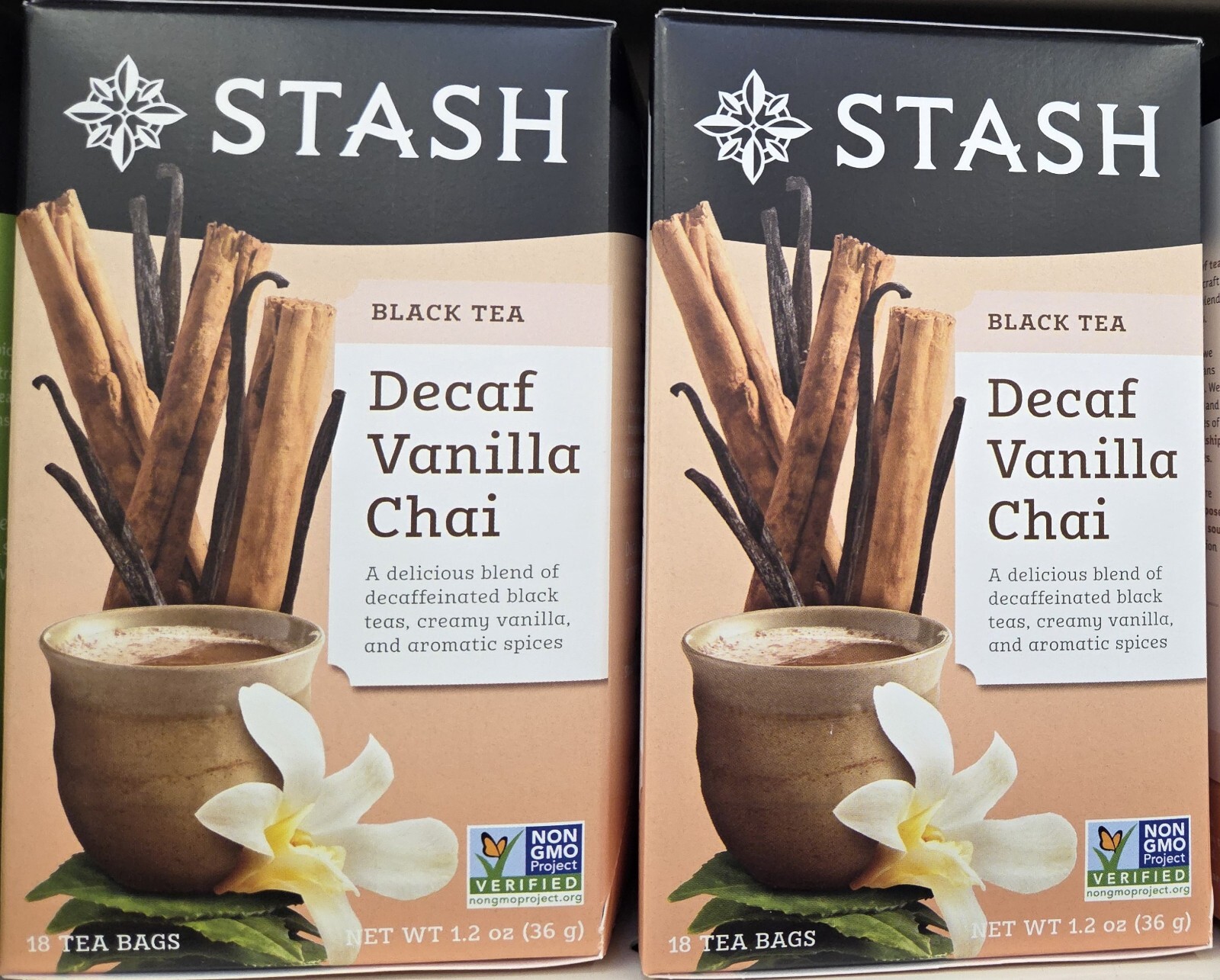 6-Pack Stash Wild Raspberry Hibiscus Caffeine Free Herbal Tea, 20 Tea Bags Each