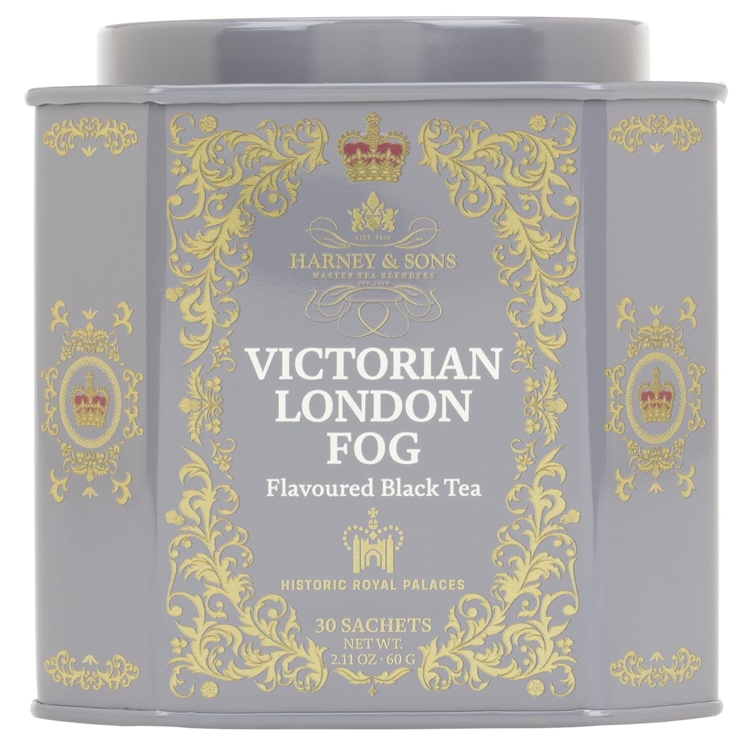 Victorian London Fog Tea, Black & Oolong Tea with Vanilla, Citrus & Lavender,…