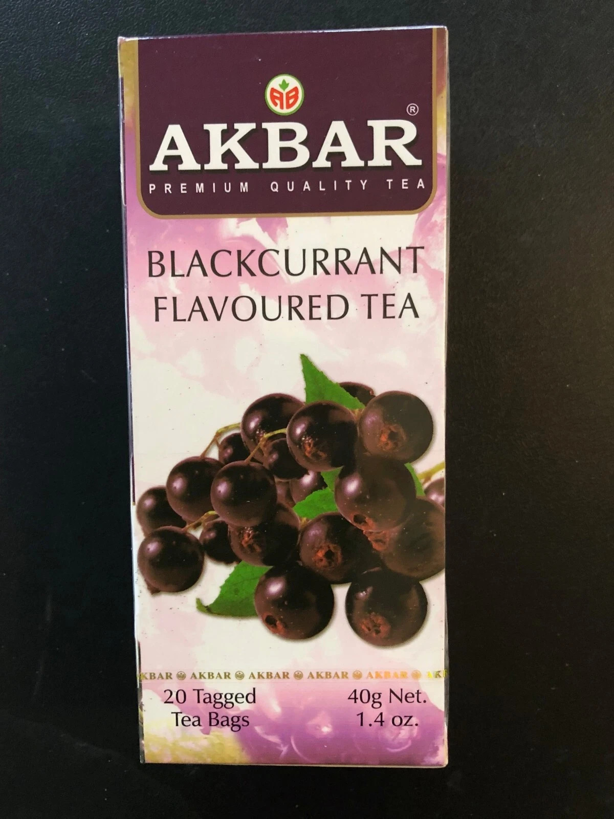 Akbar Blackcurrant 20 Tea Bags – Sri Lanka