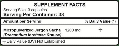 Hanan Jergon Sacha | 100 Capsules | Naturally Aids in Supporting Healthy Respira