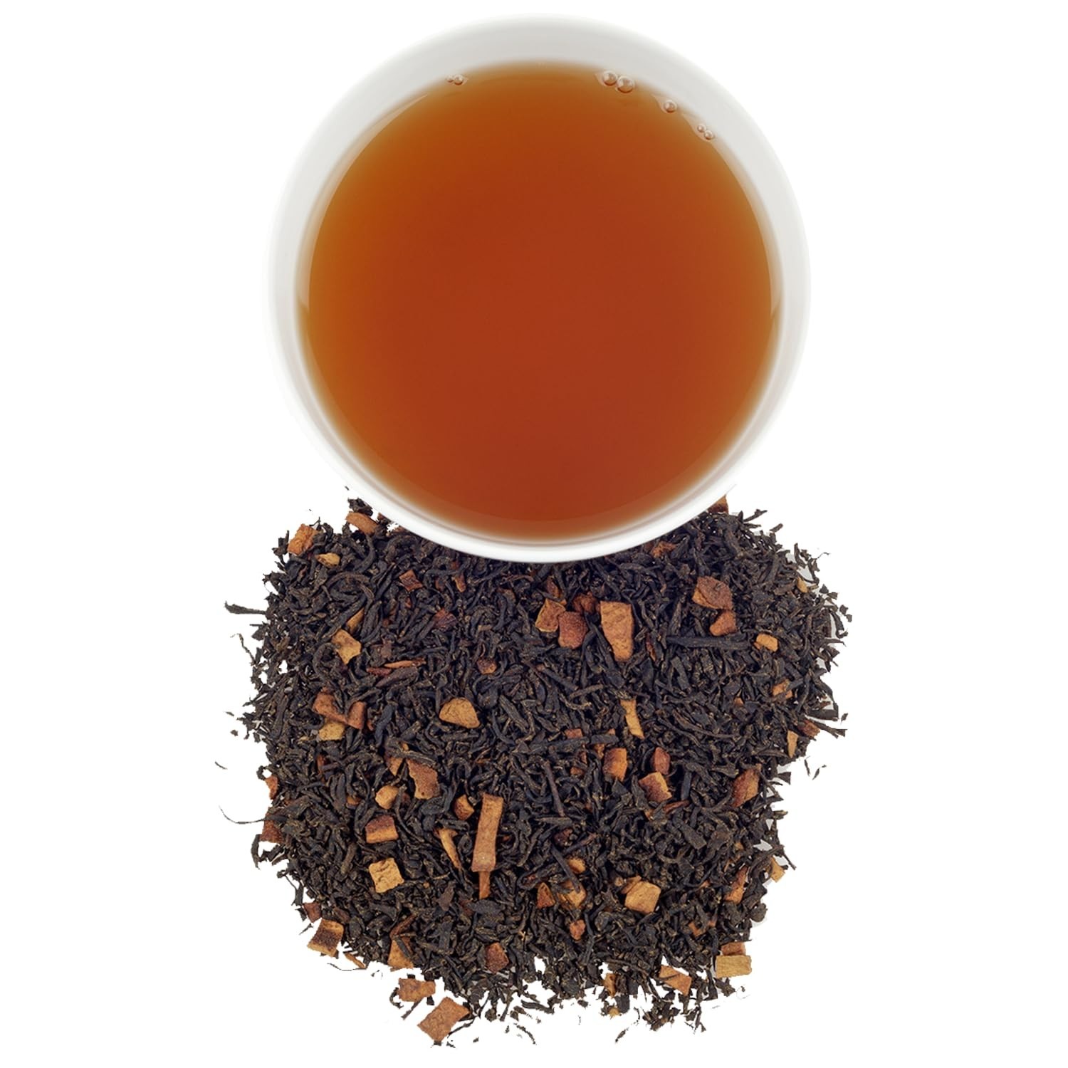 Hot Cinnamon Spice Black Tea with Orange Peel & Clove – 16 Oz Blend
