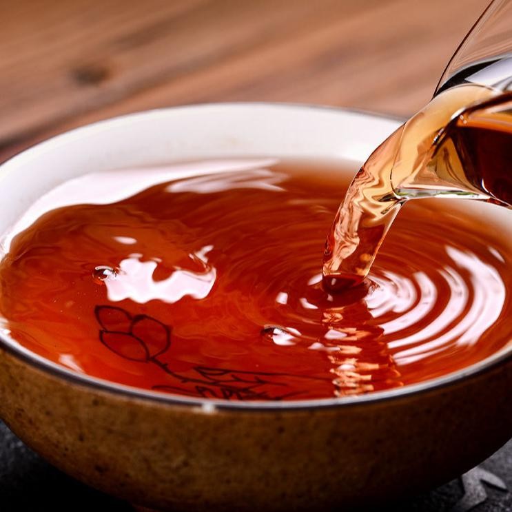 200g Yunnan Ancient Tree Ripe Pu-erh Tea Aged Fragrant Grain Qizi Cake