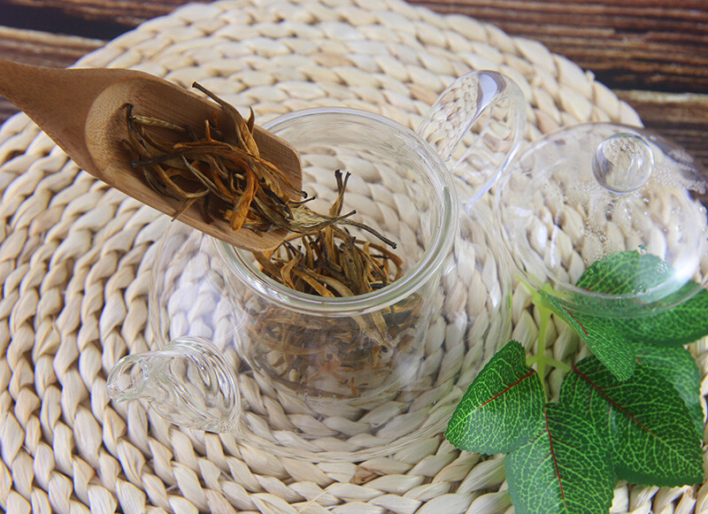 Yunnan Black Tea Dian Hong Gold Needle Jinya Golden Monkey Chinese Tea 150g