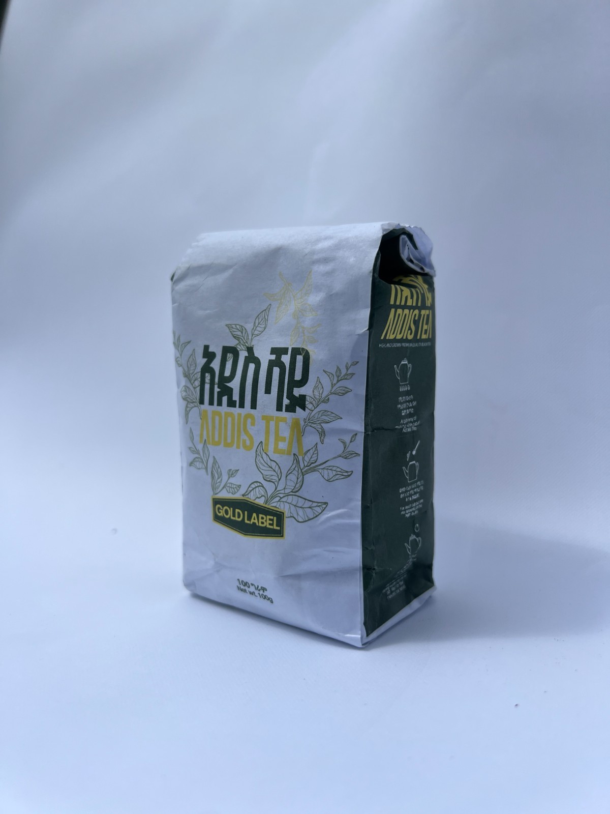 Addis Shay Gold Label Addis Tea Ethiopian Organic Blend Loose Tea 100g
