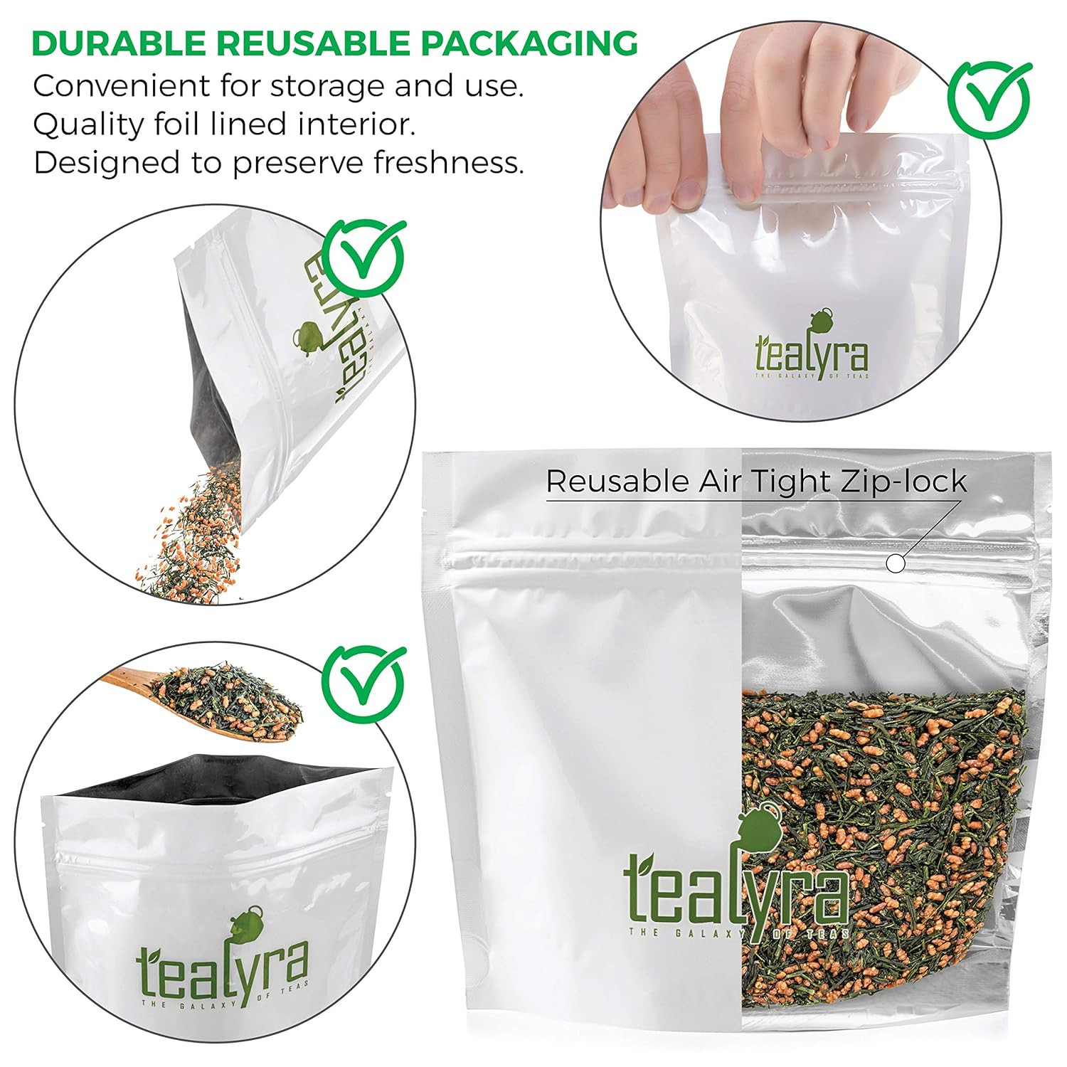 – Imperial Gyokuro Genmaicha – Japanese Loose Leaf Tea – Gen Mai Cha Green Tea w