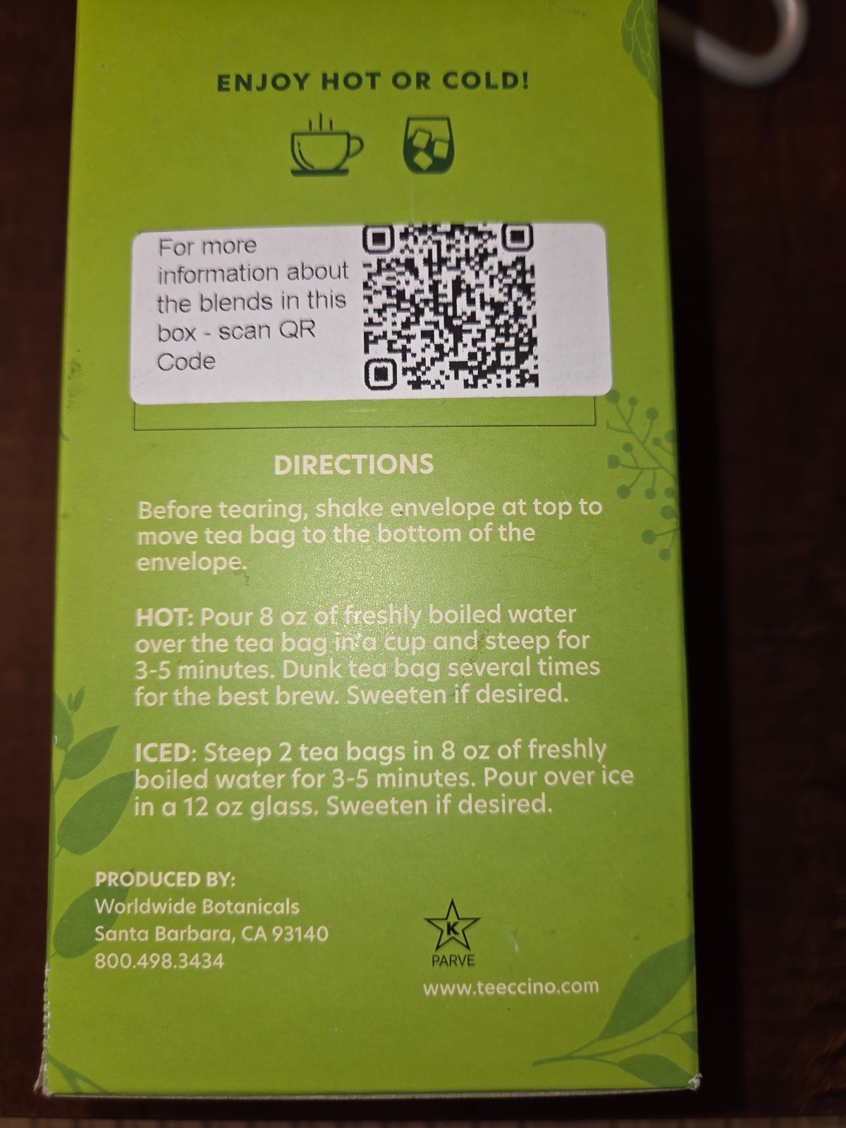 Worldwide Botanicals – Herbal Tea Sampler