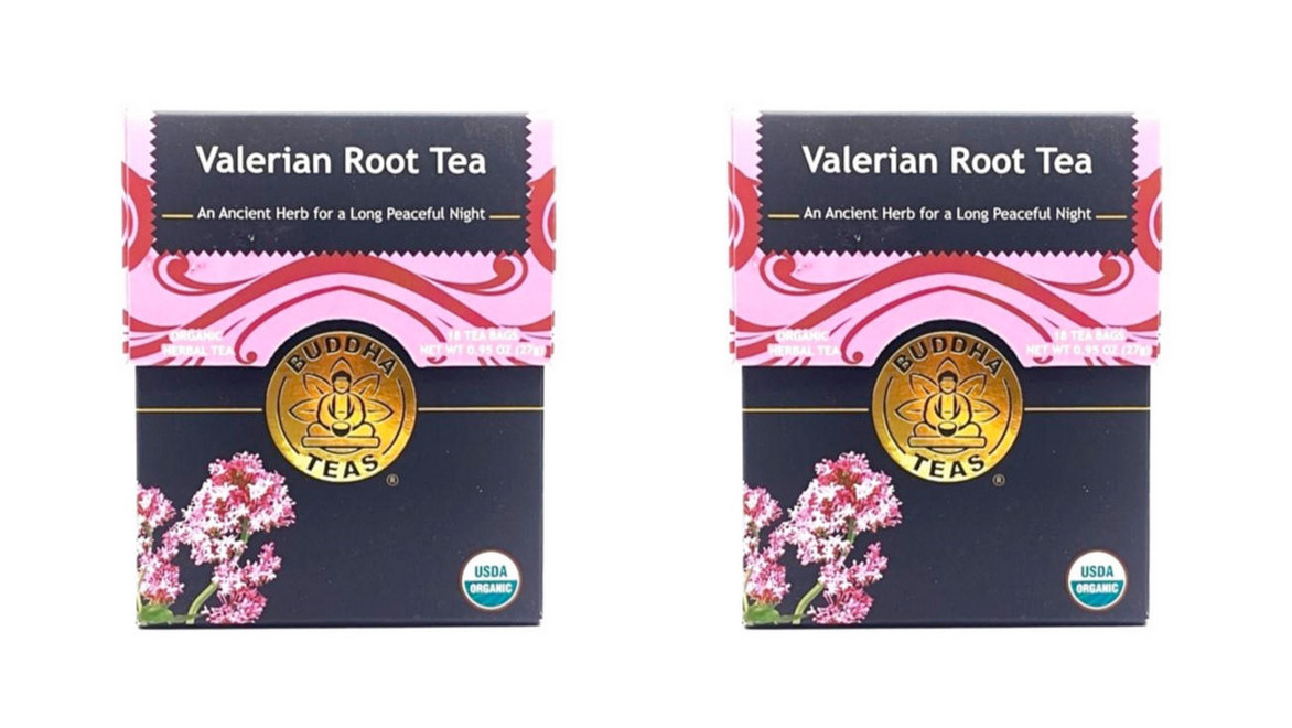 Buddha Teas Organic Valerian Root Tea 18 bags (2 PACK)