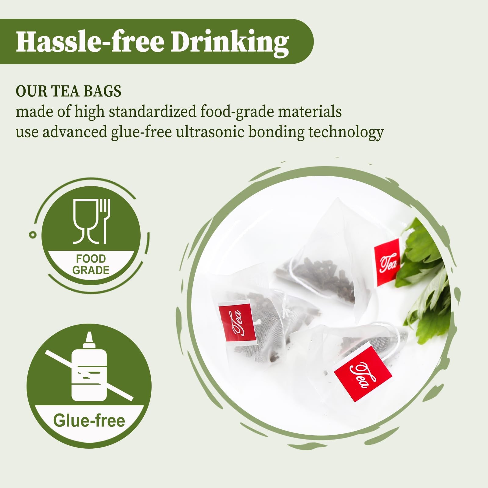 Mugwort Tea Bag 40 Teabags, 1.5g/bag 100% Pure Mugwort leaves Herbal Tea R…