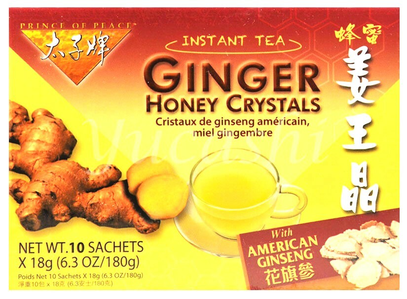 Prince of Peace Ginger & American Ginseng Honey Crystals (18g x 10)