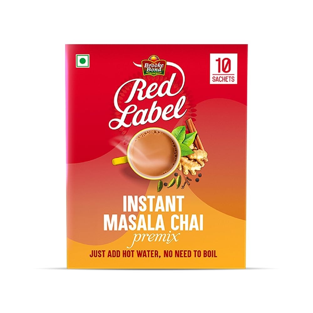 5X Red Label Instant Masala Chai Premix – 13g*10 sachets | Instant Tea Premix