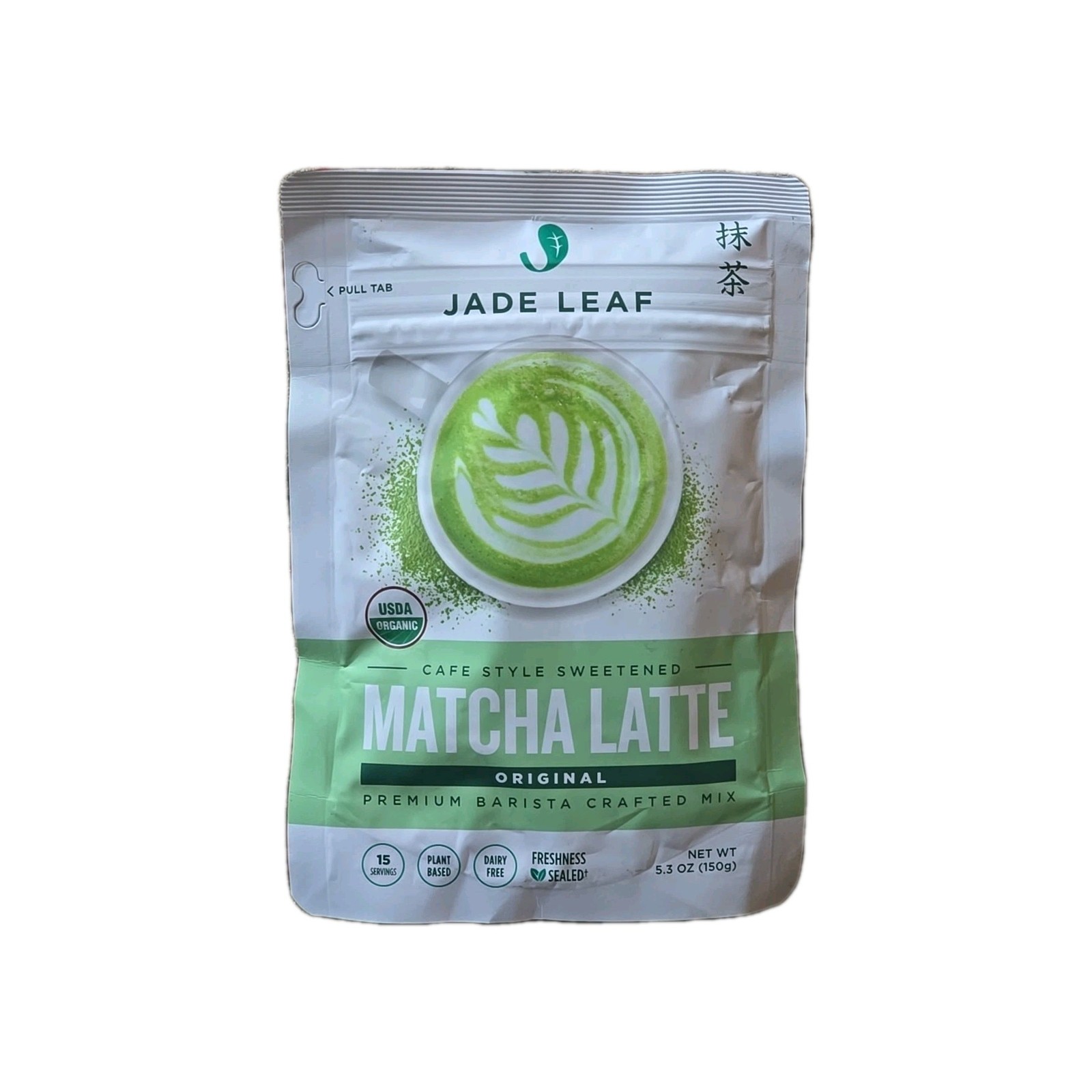 Jade Leaf Organic Premium Grade Matcha LATTE Powder, 5.3 oz.