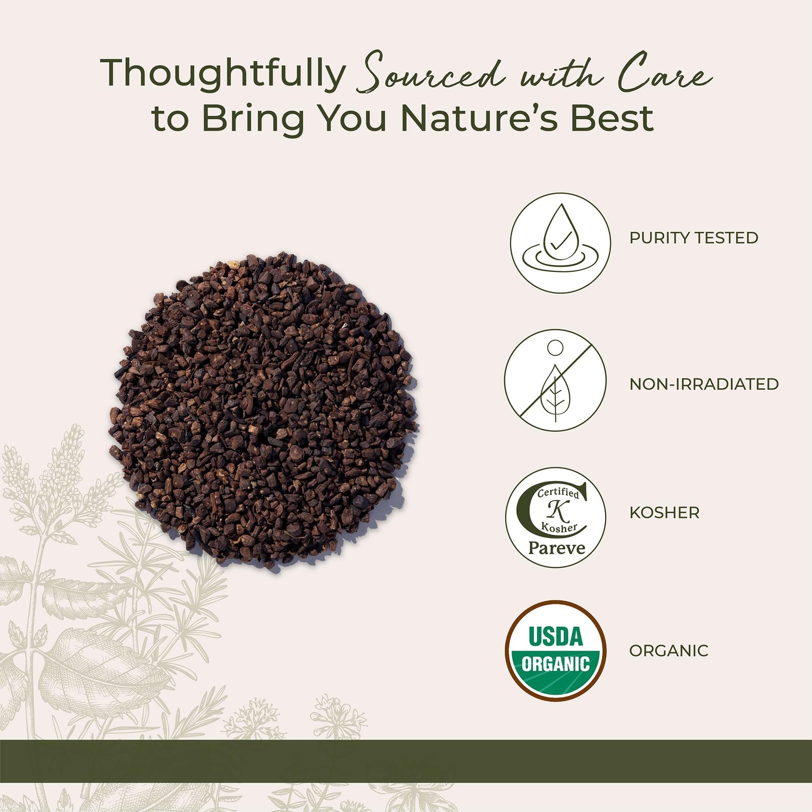 Starwest Botanicals Organic Roasted Dandelion 1 Pound (Pack of 1), No Color