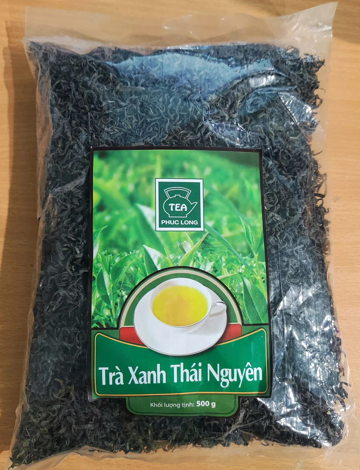 Vietnamese Phuc Long Tea -Thai Nguyen Green Tea Bag 500g High Quality