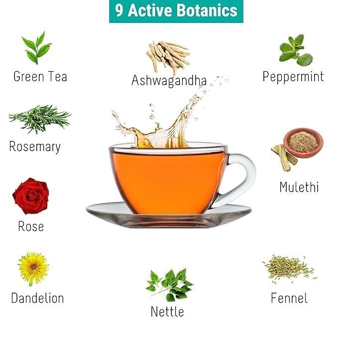 OH CHA – Green Tea, Afternoon Boost 35g Post Meal Digestive Tea with Rose petals