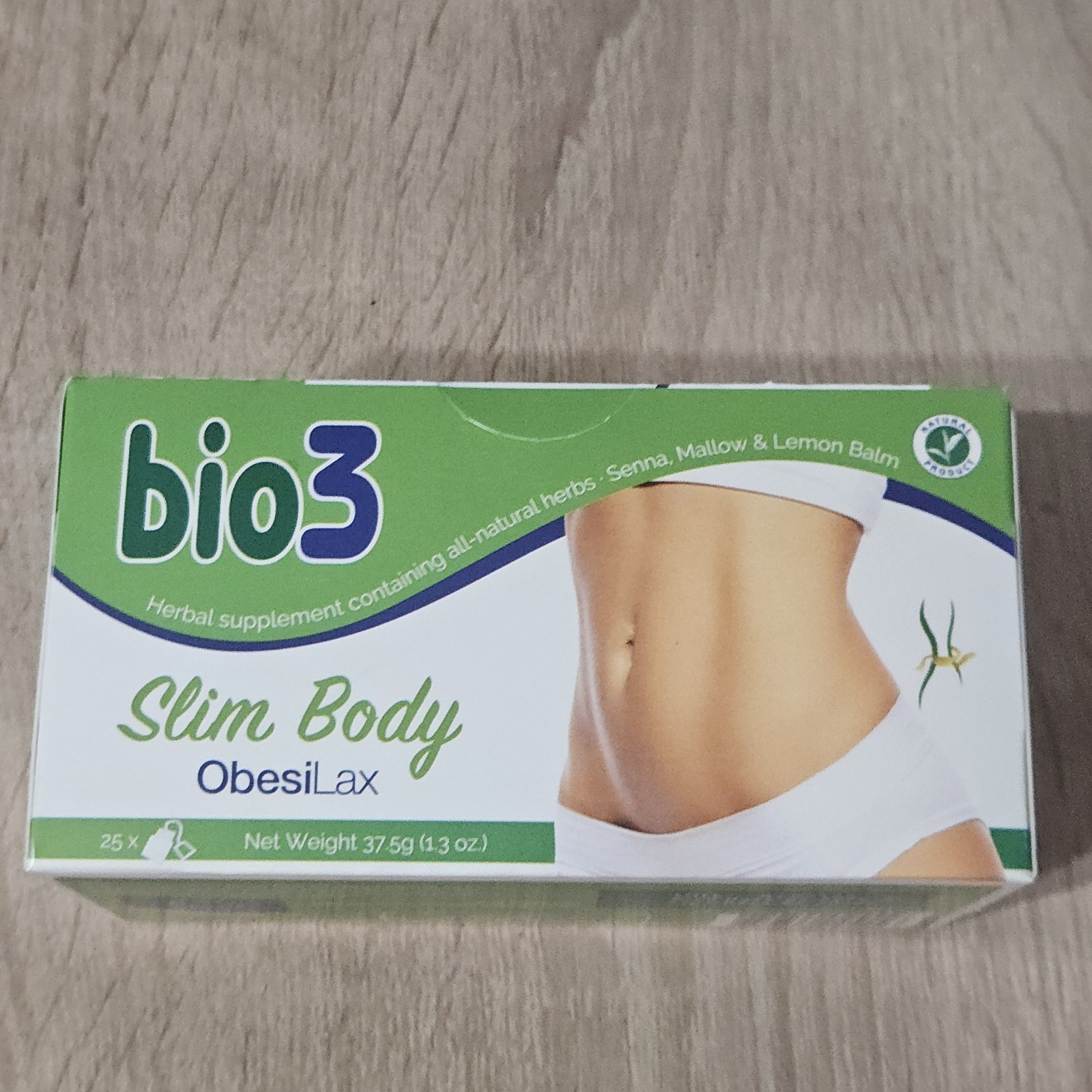 (Pack of 2) Bio3 ObesiLax Tea 25 Tea Bags | Herbal Support for Weight Management