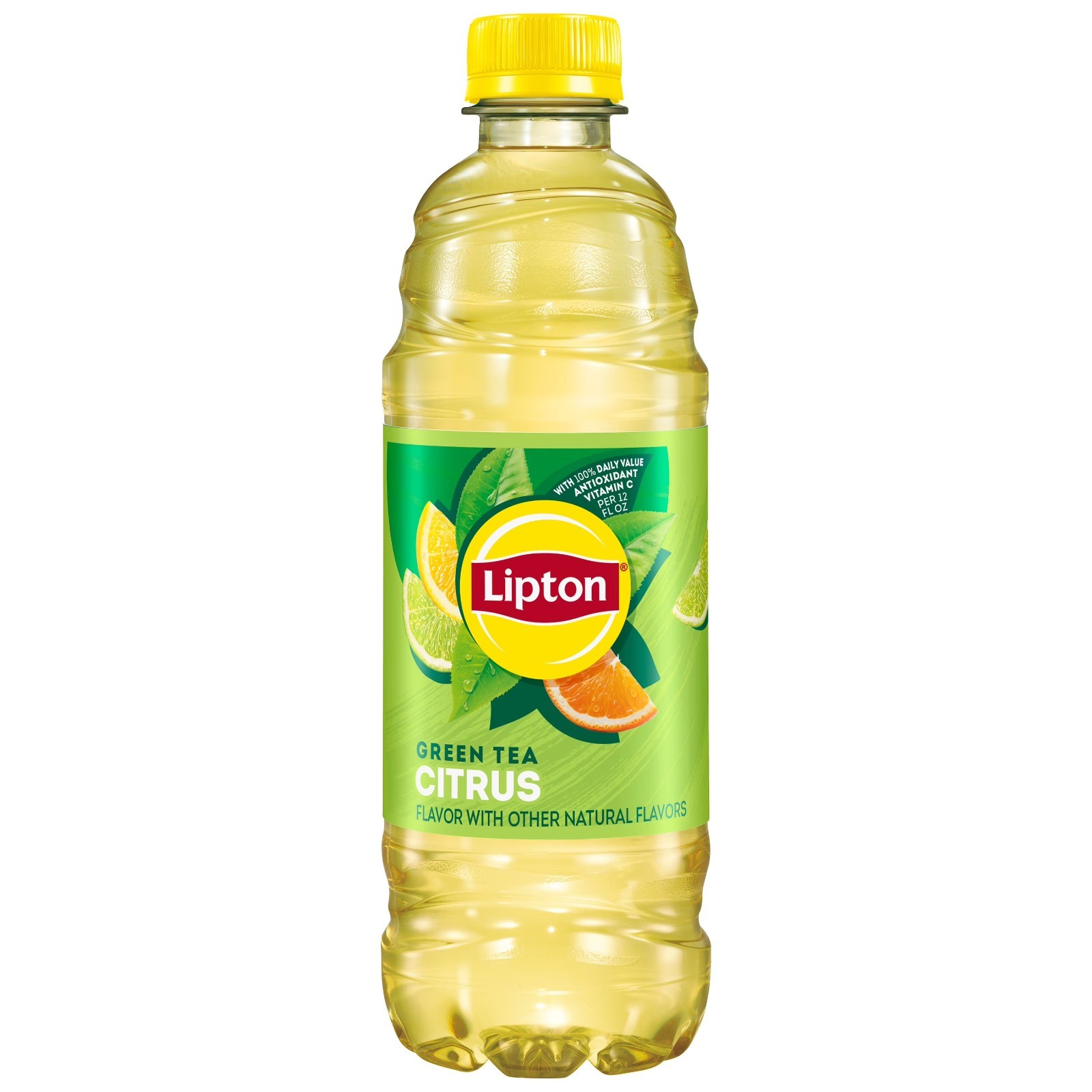 Lipton Iced Green Tea Citrus Bottled Tea Drink 16.9 oz 12 Bottles.