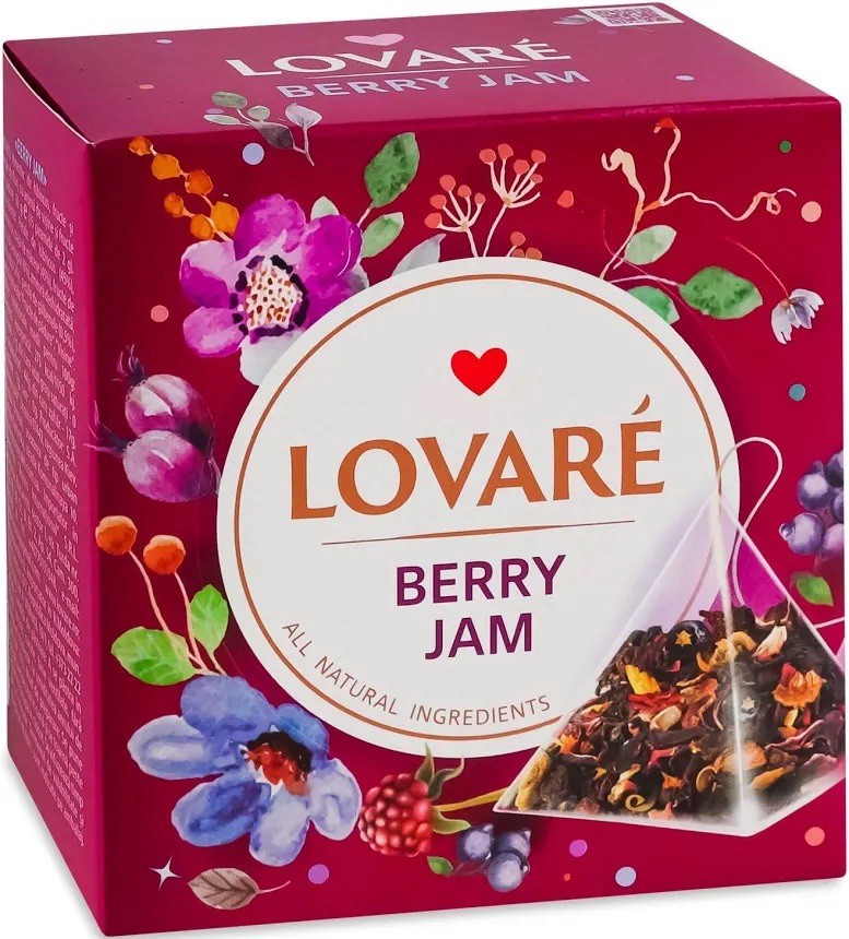 LOVARE Berry Jam Pyramids 15x2GR Ukraine | New | FREE SHIP! Fresh!