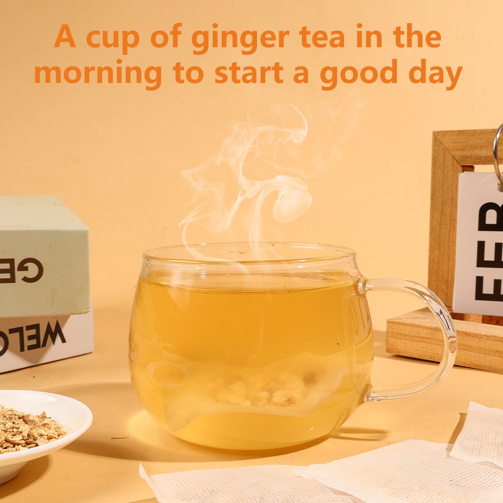 Ginger Tea Bags Warms The Body Dispels Cold Promotes Digestive Health 120 Bag