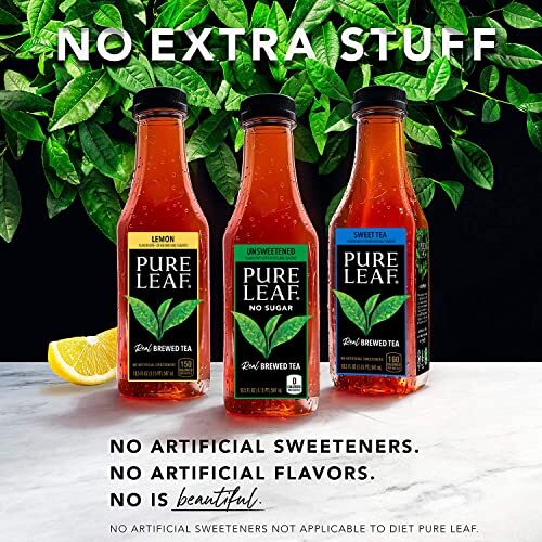 Pure Leaf Iced Tea, Sweetened 3 Flavor Variety Assorted Flavor Names , Sizes