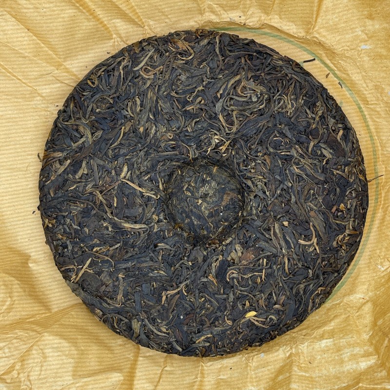 380g Yunnan 1990s Treasure Mansa Chen Nian Qizi Round Tea Pu’er Tea Raw Tea Cake